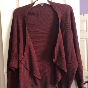 Burgundy cardigan